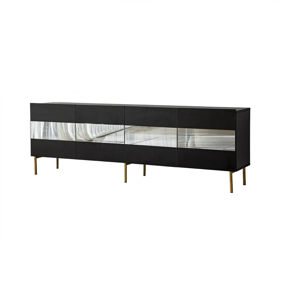 TV polica Leon Gold Fume