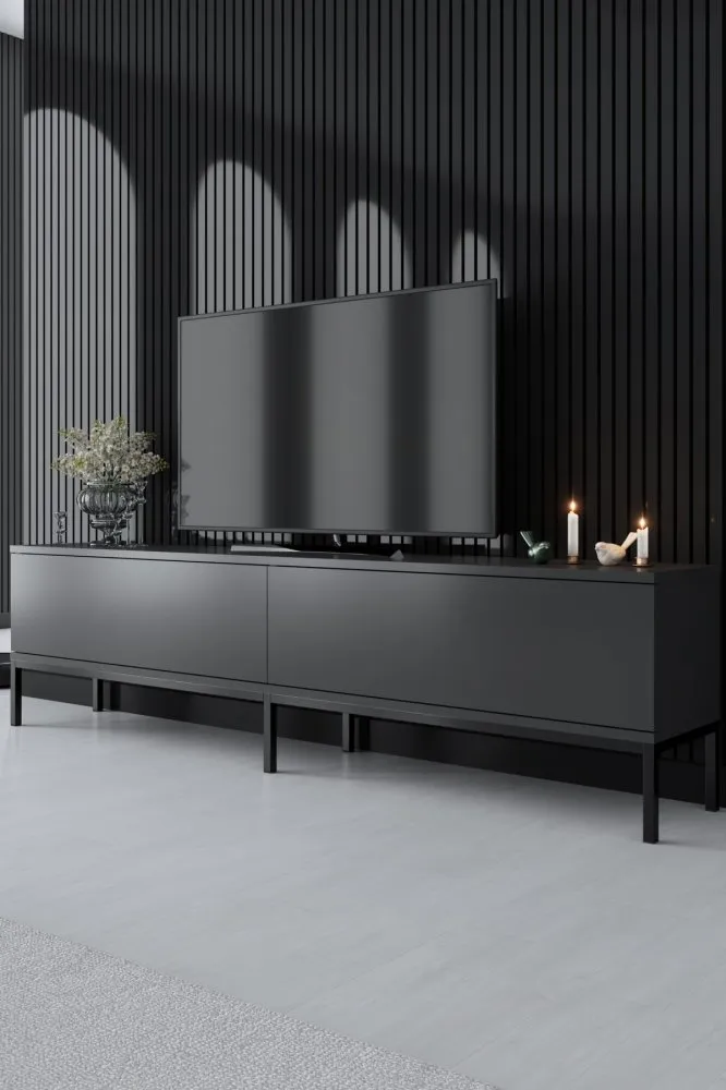 TV polica Lord Anthracite Black