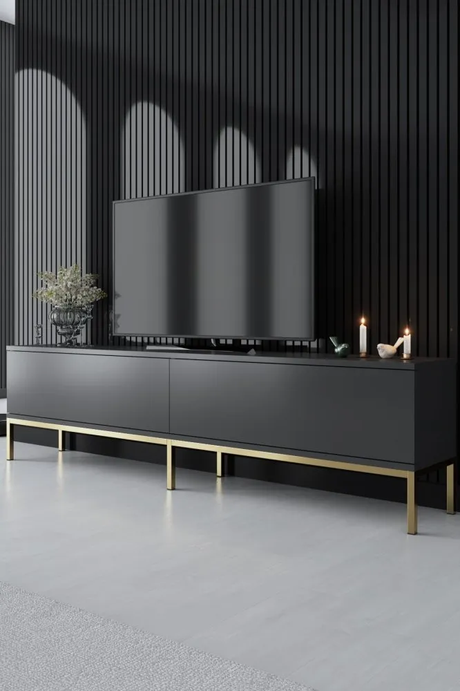 TV polica Lord Anthracite Gold