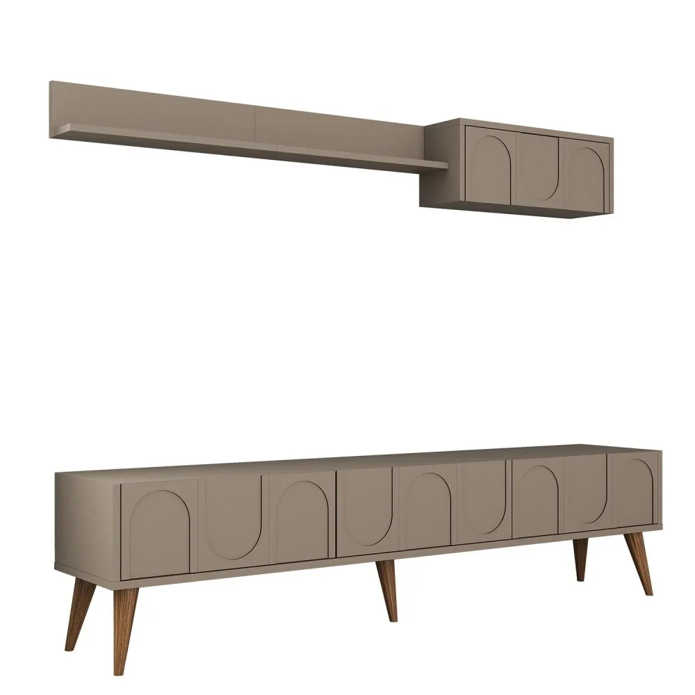TV polica Lyon 2 Atlas Walnut