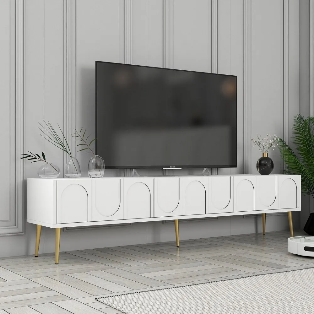 TV polica Lyon 43 White Gold