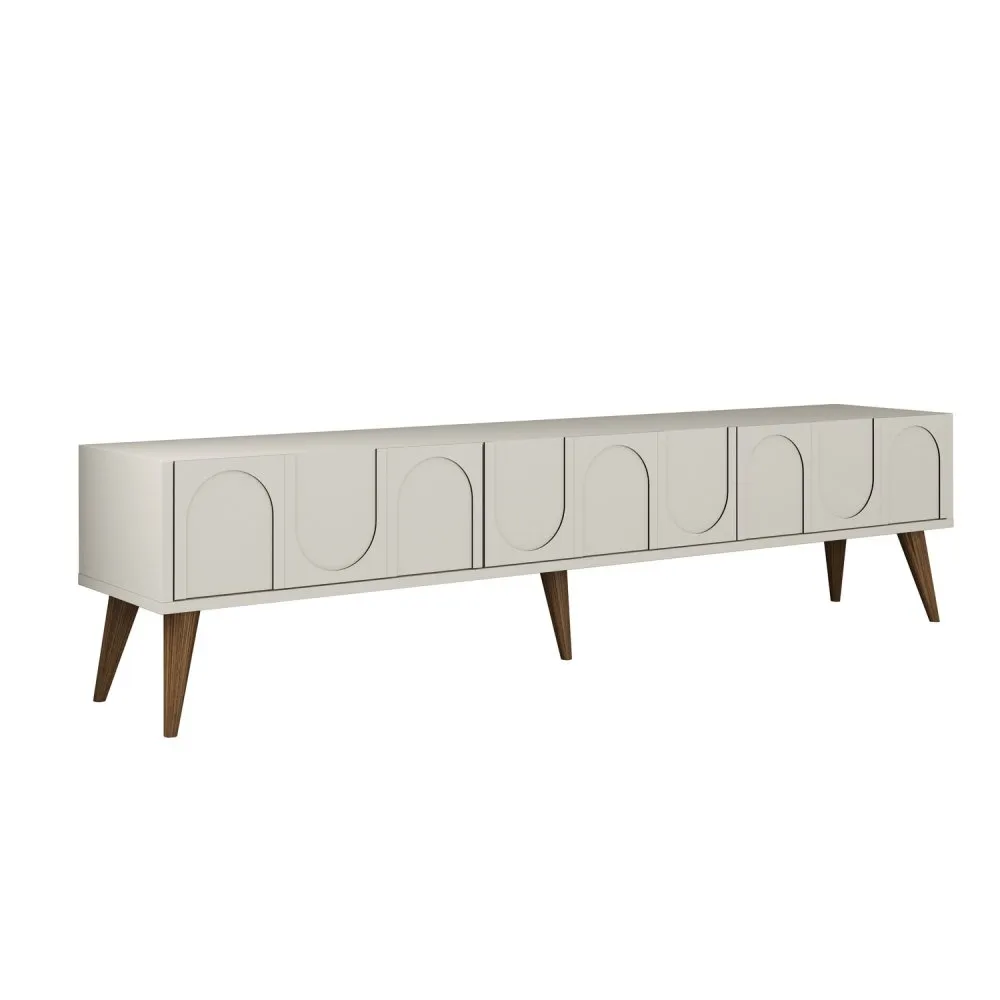 TV polica Lyon 44 Cream Walnut