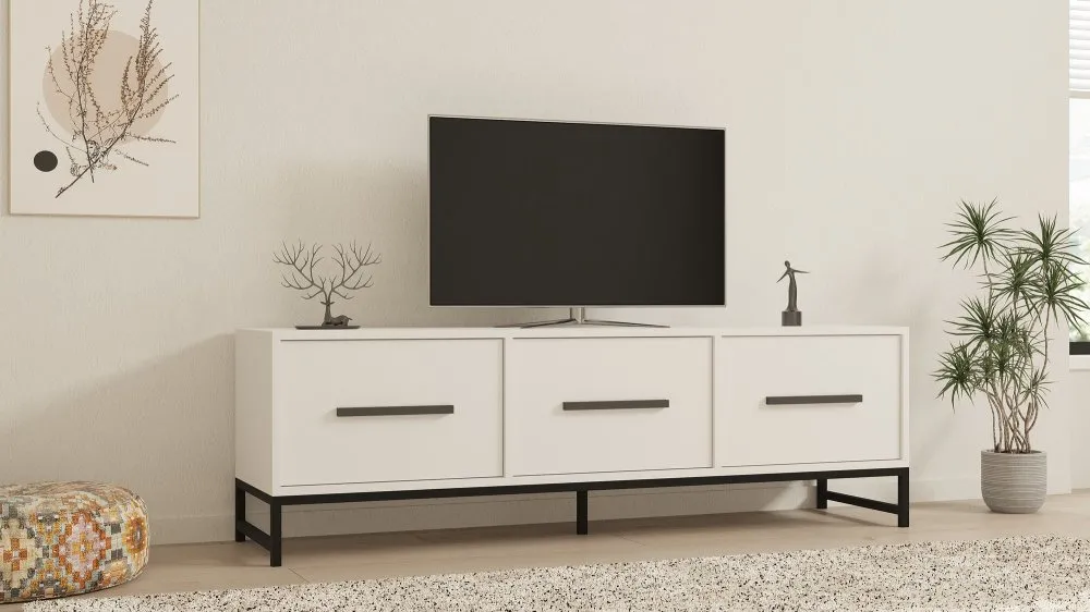 TV polica Melody White