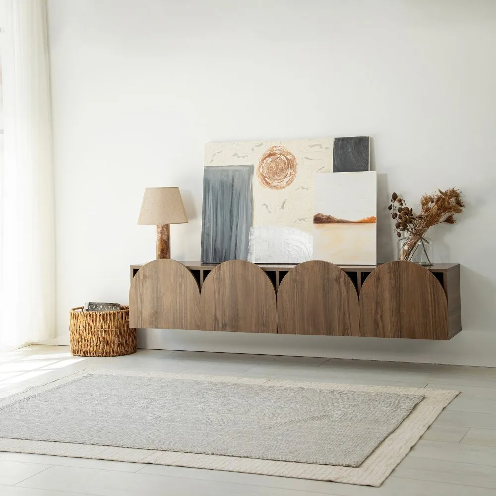 TV polica Mesta Walnut