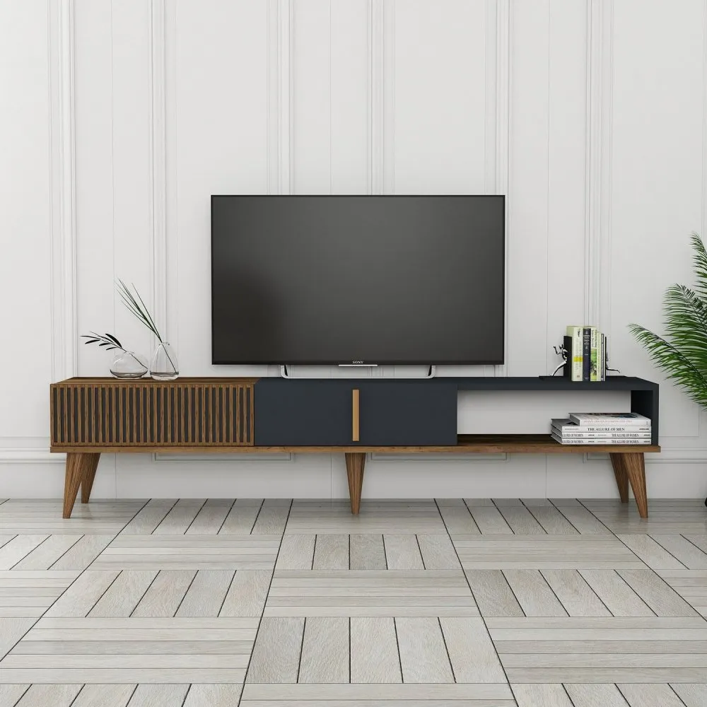 TV polica Milan Alt Walnut Anthracite (845HCT3108)