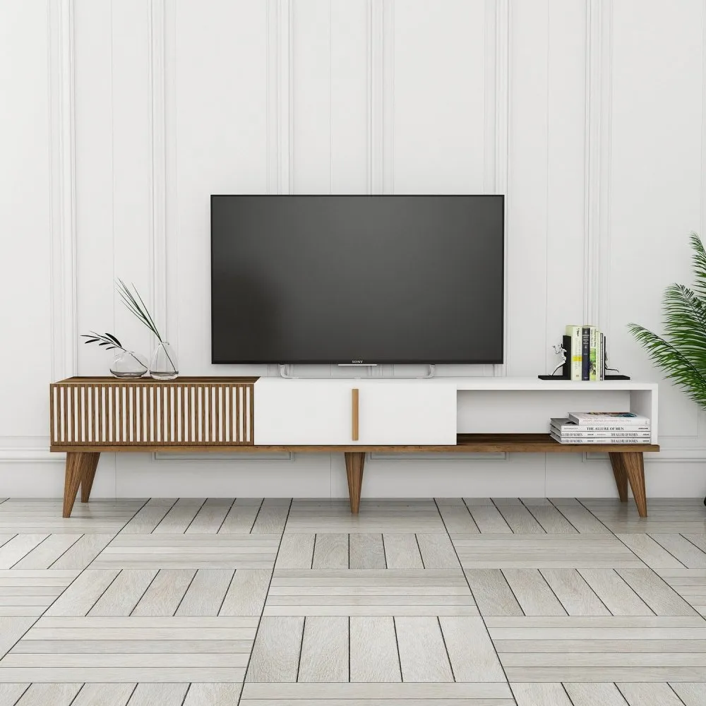 TV polica Milan Alt Walnut White (845HCT3106)