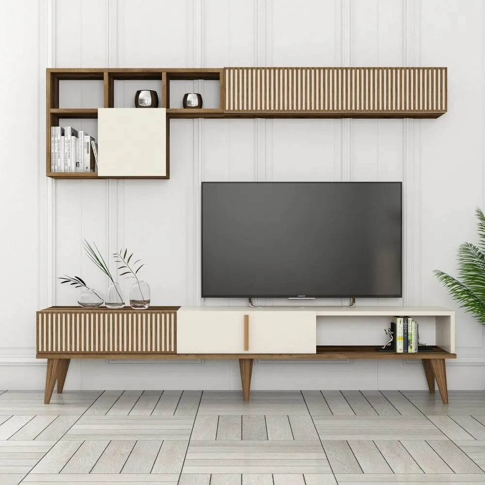 TV polica Milan TV Walnut Cream