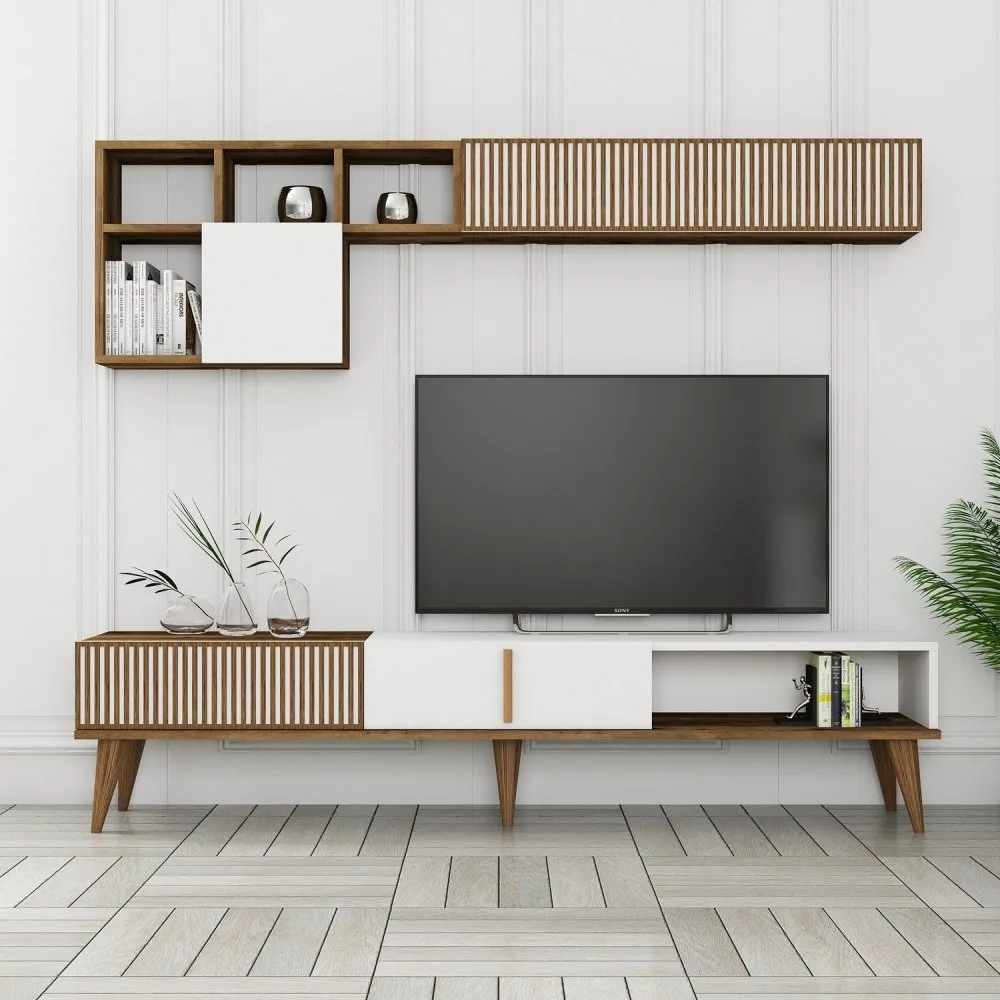 TV polica Milan TV Walnut White
