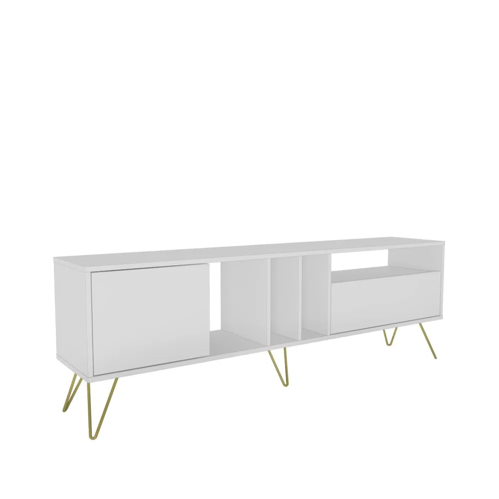 TV polica Mistico (180) White Gold