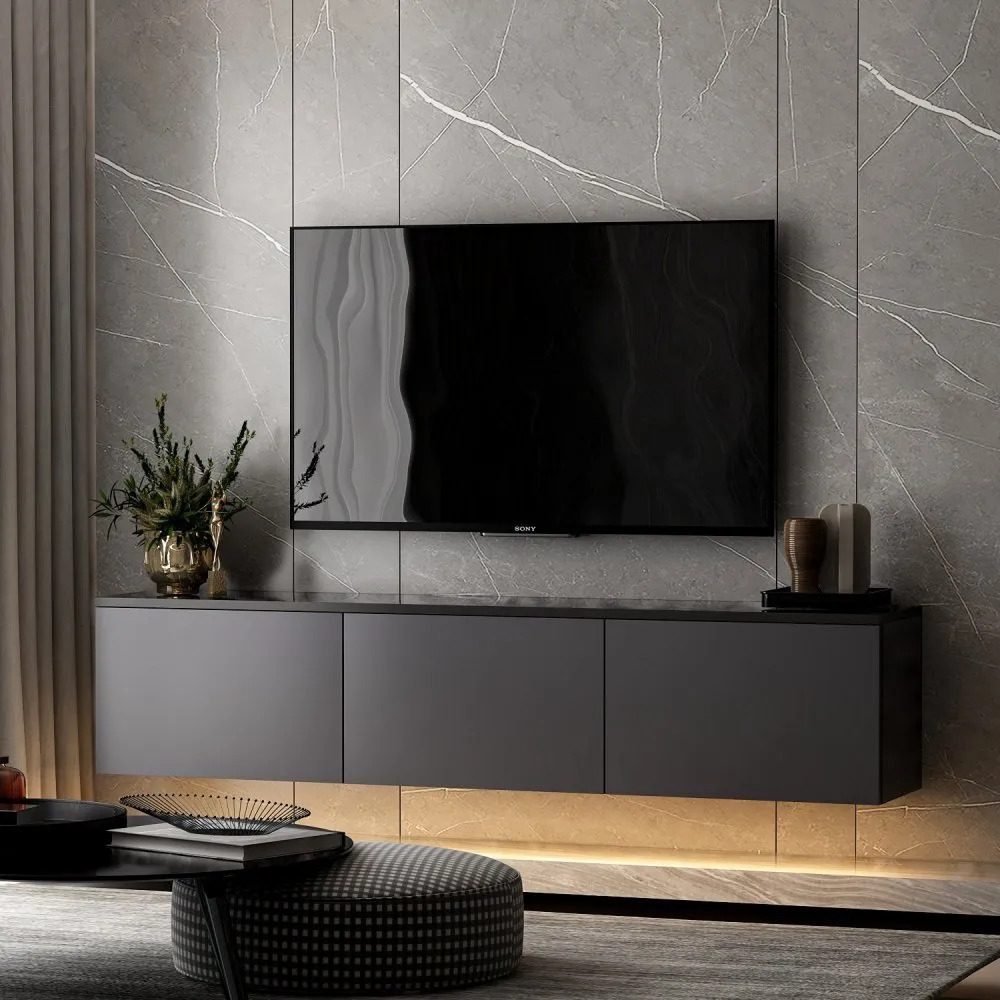 TV polica Neon Illuminated Anthracite (382NRC1127)