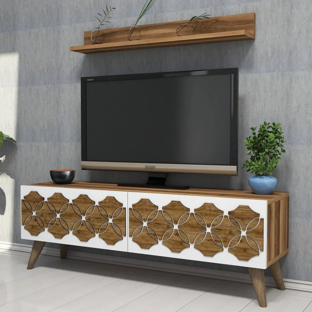 TV polica Nisan Walnut