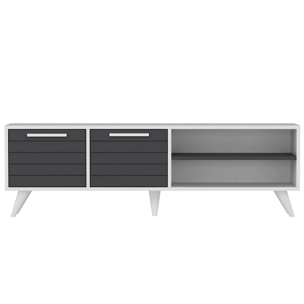 TV polica Noyan White Anthracite (327ODS1116)