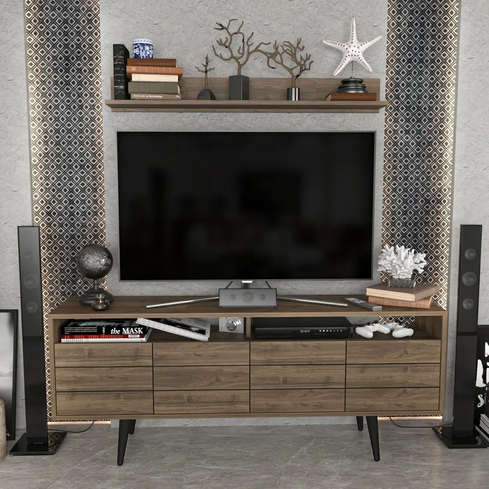 TV polica Ola Walnut