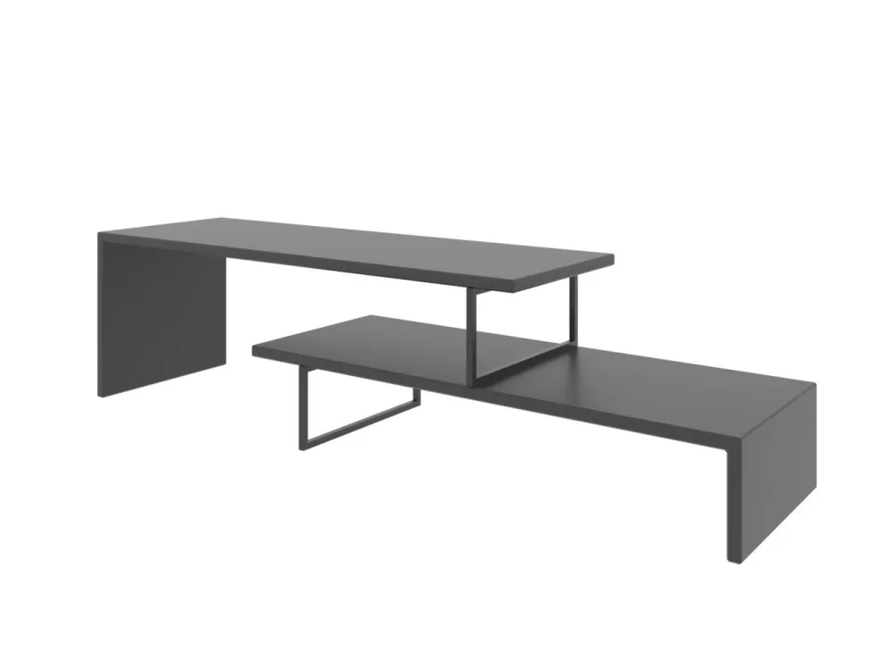 TV polica Ovit Anthracite