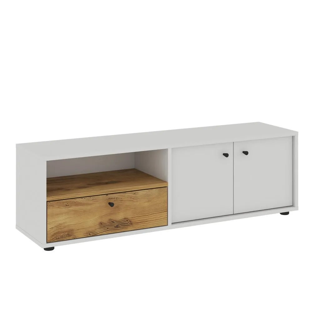 TV polica Pao White Oak