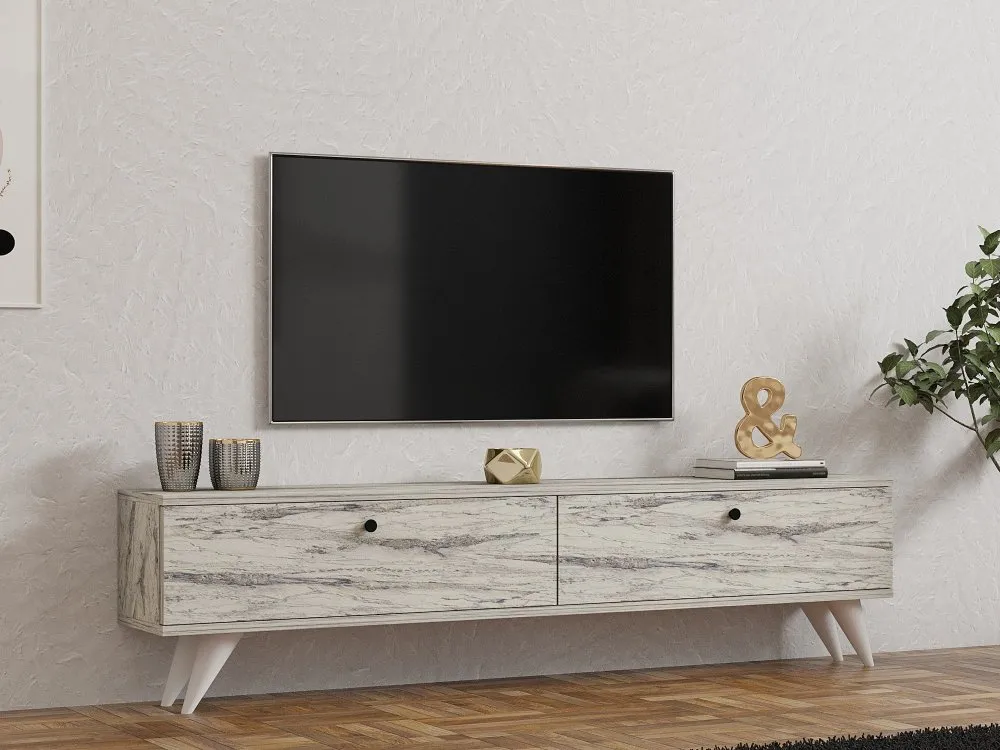 TV polica Paris Freesia Marble