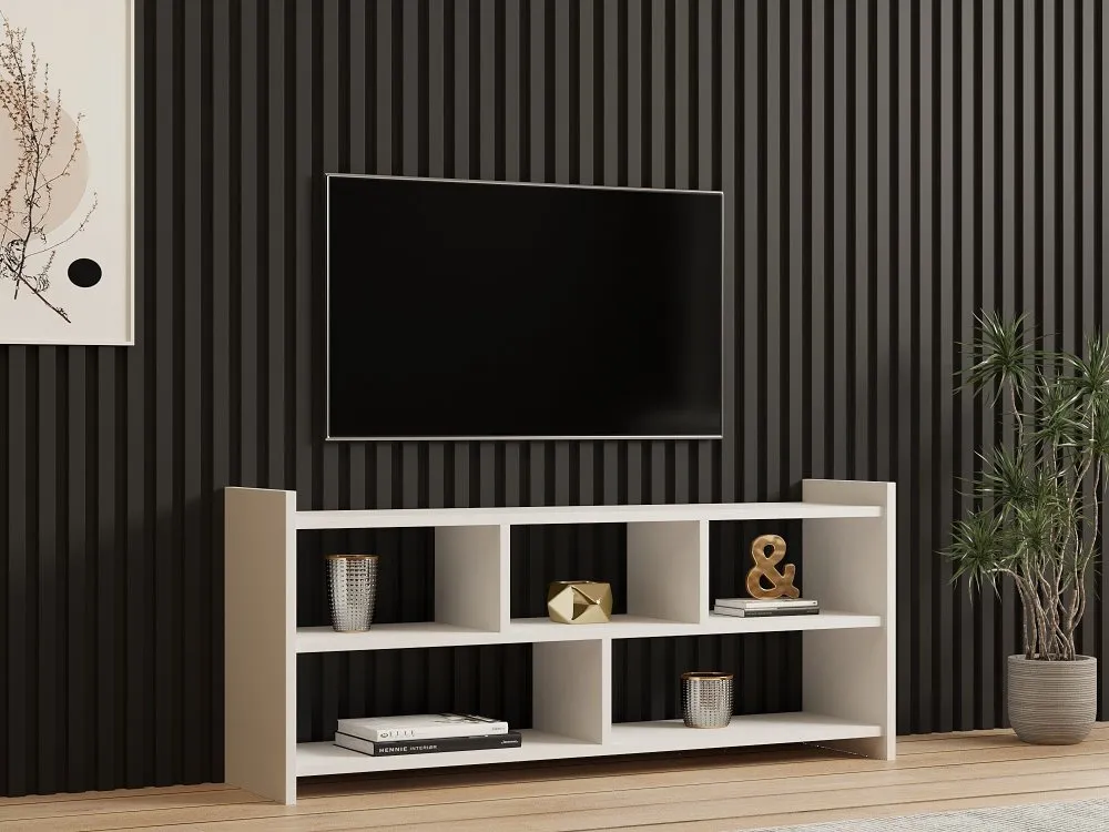 TV polica Pera White