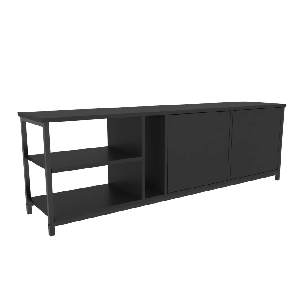 TV polica Primrose Black Anthracite