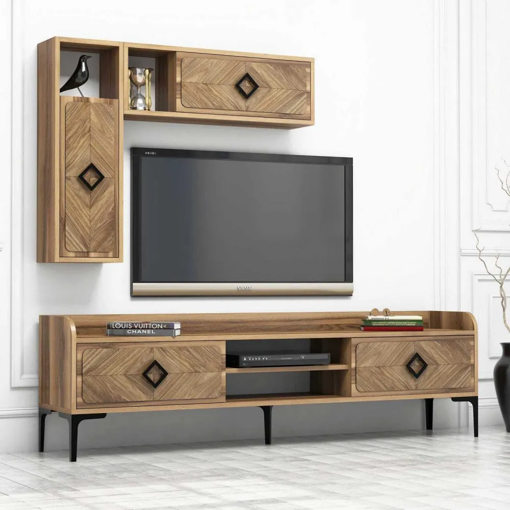 TV polica Samba Walnut
