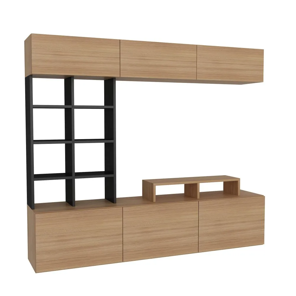 TV polica Sasa Teak Black