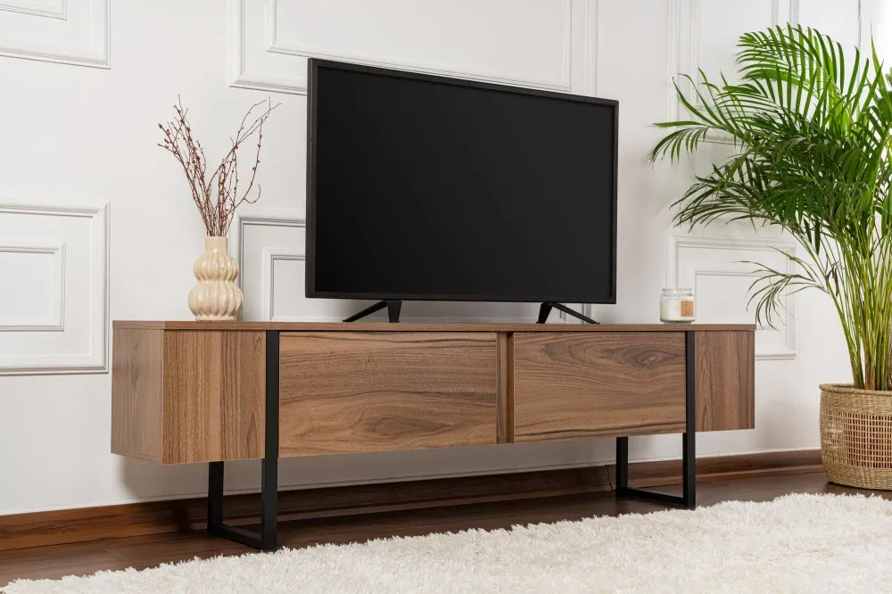 TV polica Serenity Walnut Black
