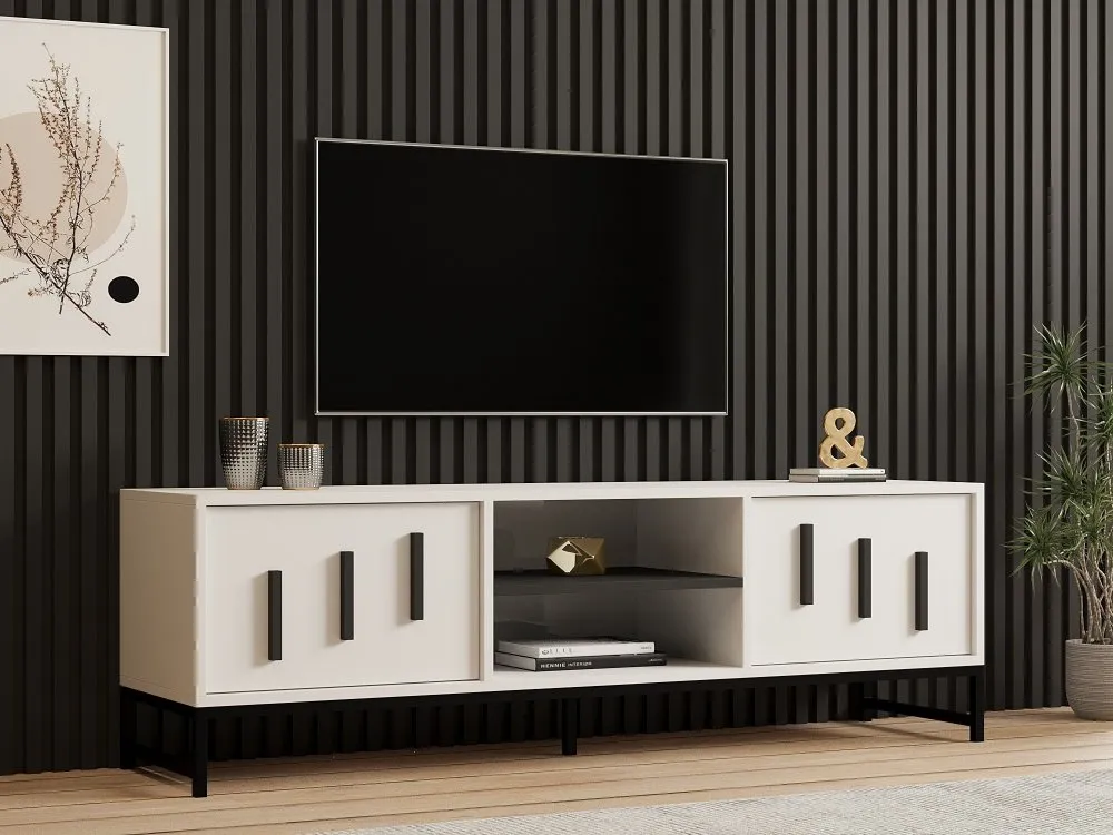 TV polica Shape White