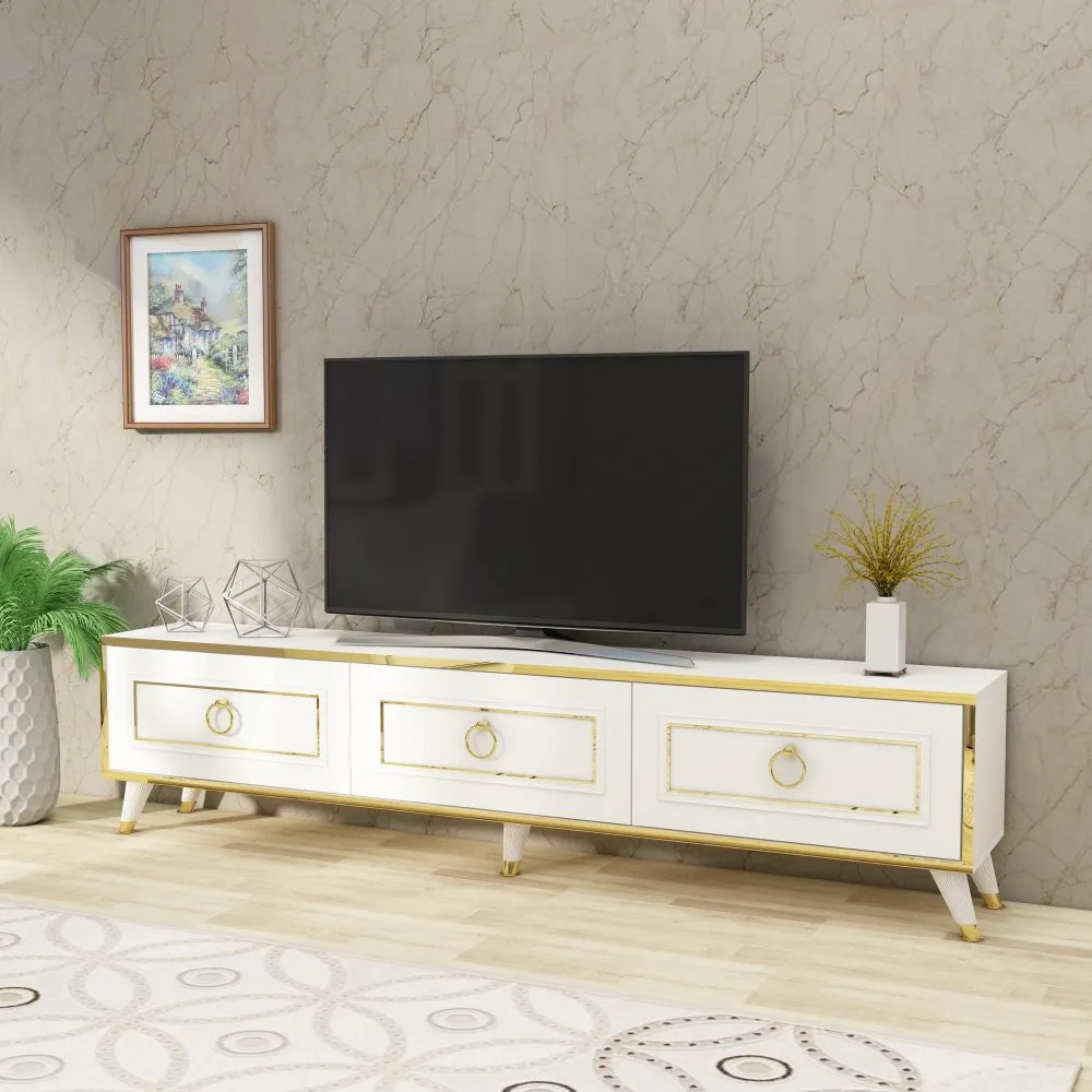 TV polica Sona White Gold (550ARN2170)