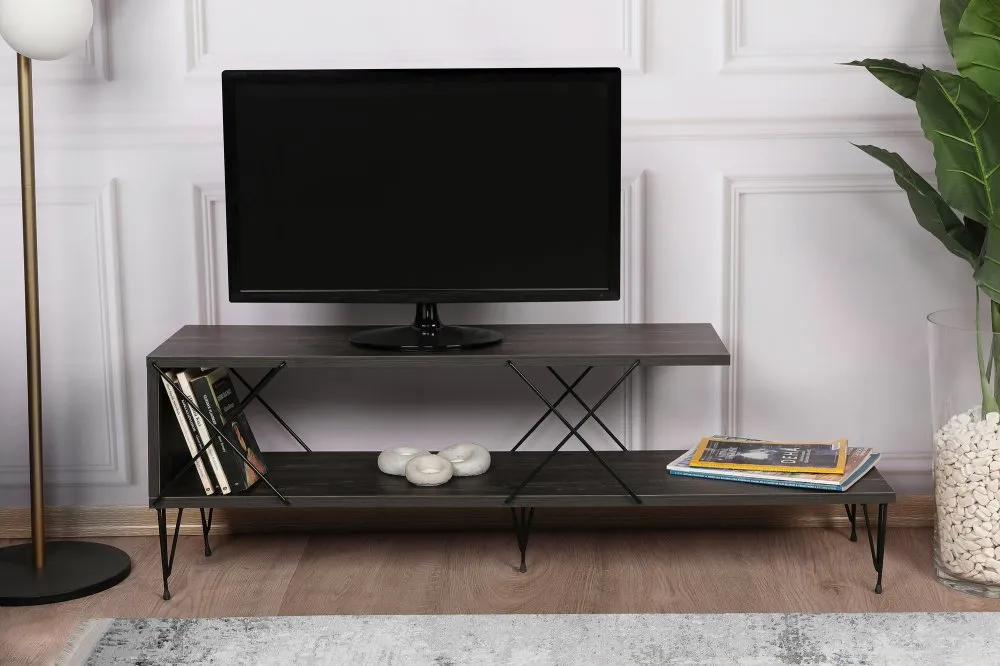 TV polica Street Dark Brown