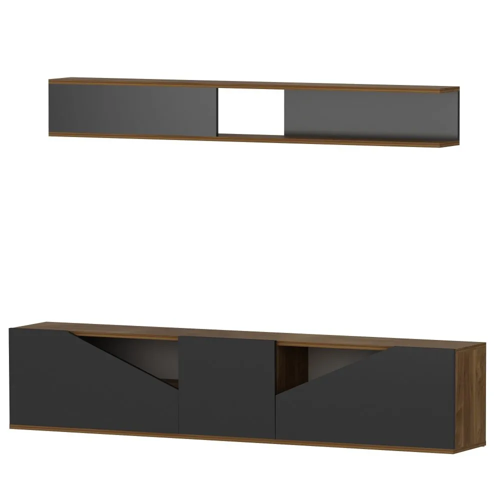 TV polica Tac Walnut Black (788DEC3066)