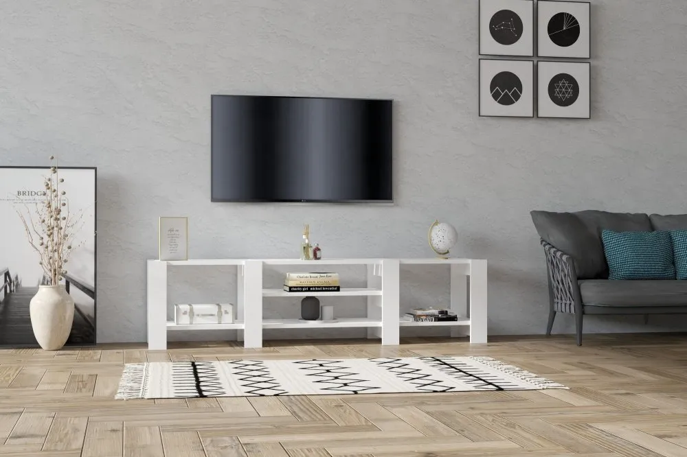 TV polica Technic White