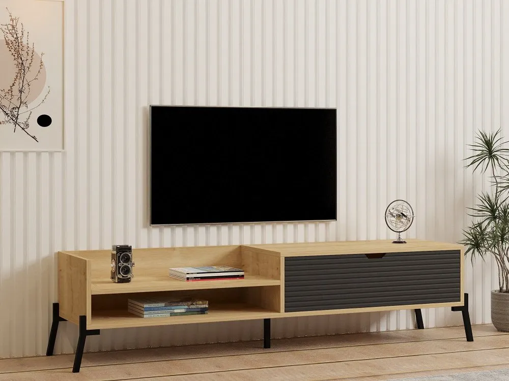 TV polica Trezza Sapphire Oak Antracite