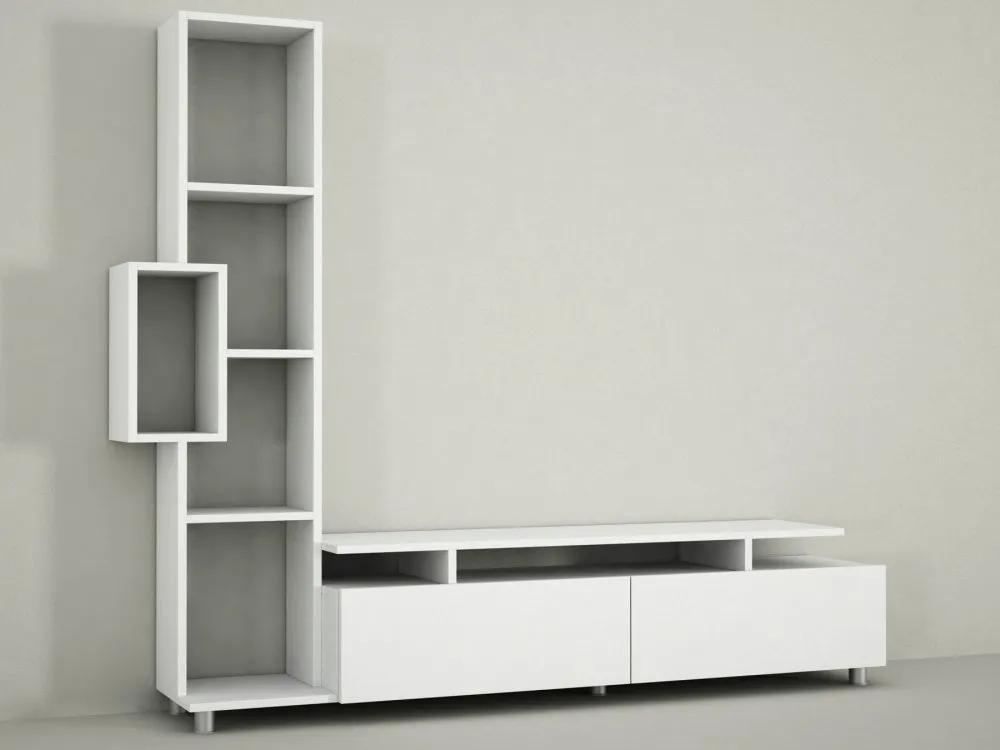 TV polica Tulip White