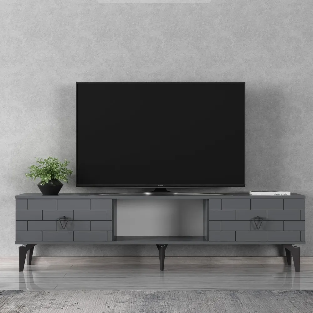 TV polica Varna Anthracite
