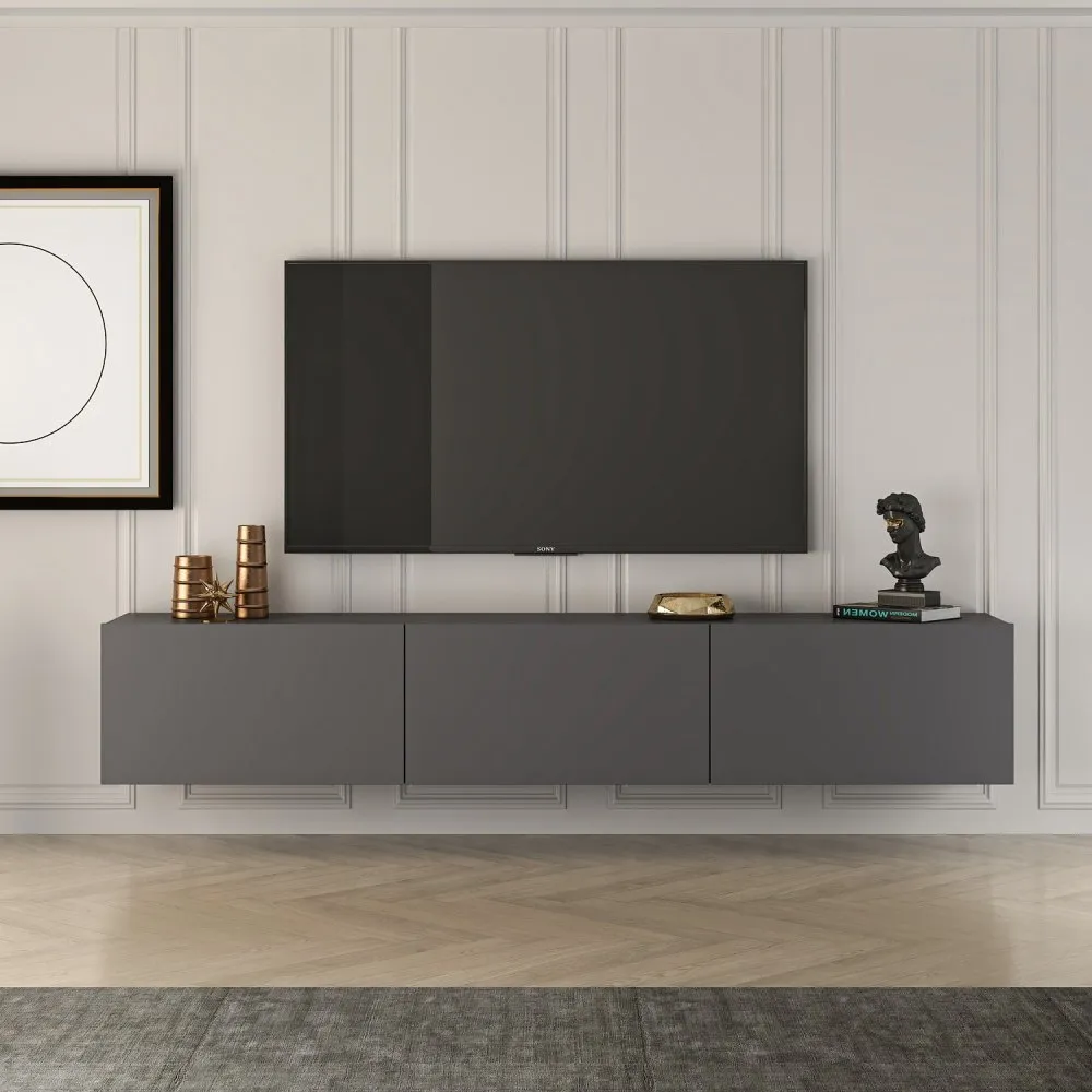 TV polica West Anthracite