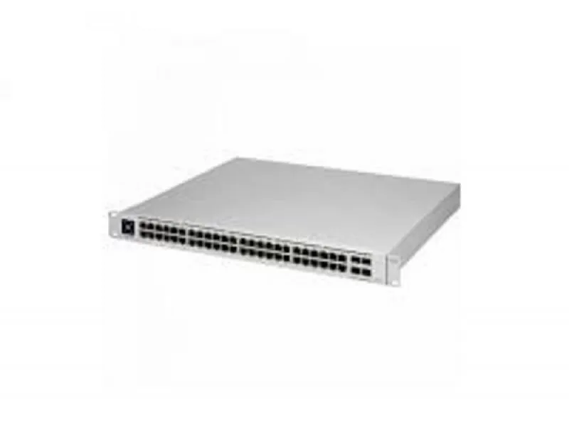 Layer 3 switch with (48) GbE RJ45 ports and (4) 10G SFP+ ports