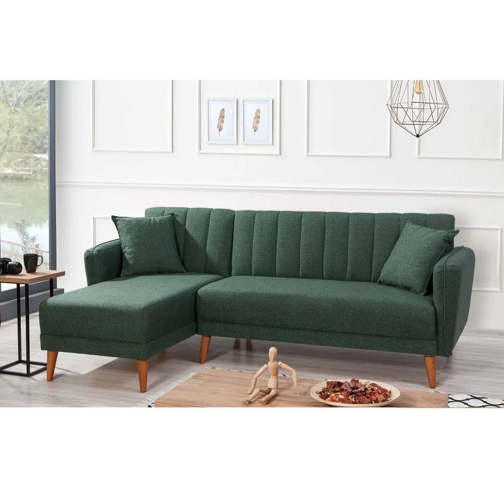 Ugaona garnitura Aqua Corner Left Dark Green