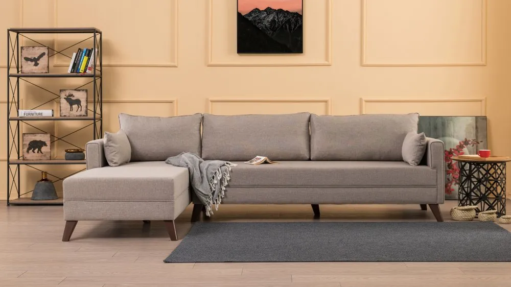 Ugaona garnitura Bella Corner Sofa Left 1 Cream