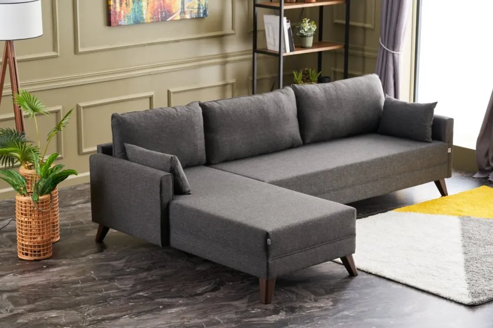 Ugaona garnitura Bella Corner Sofa Left Anthracite