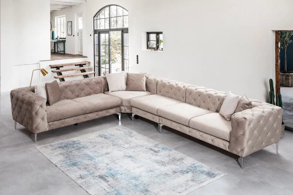 Ugaona garnitura Como Corner Left Beige