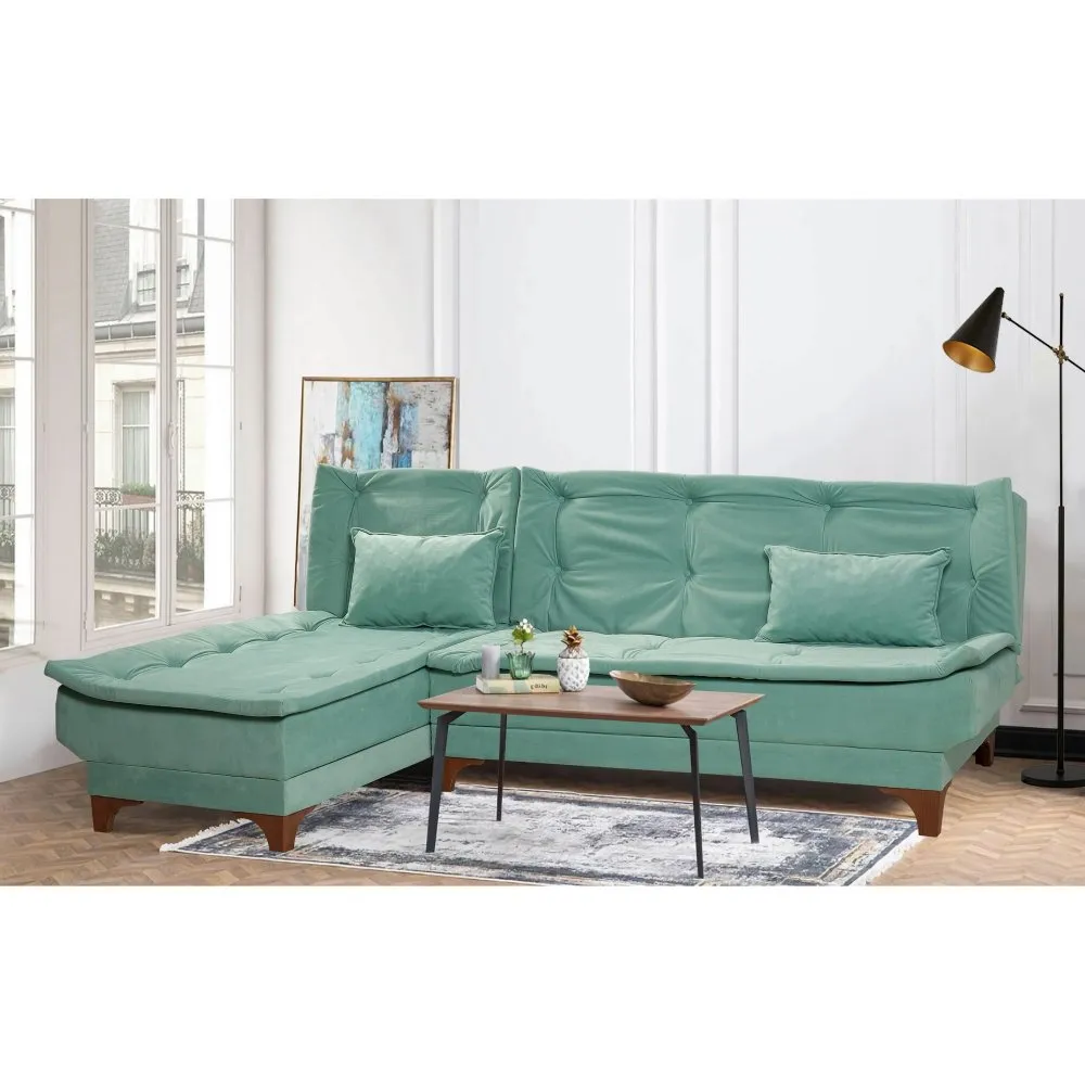 Ugaona garnitura Kelebek Kose Left Sea Green