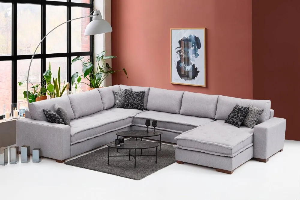 Ugaona garnitura Lena Corner Light Grey