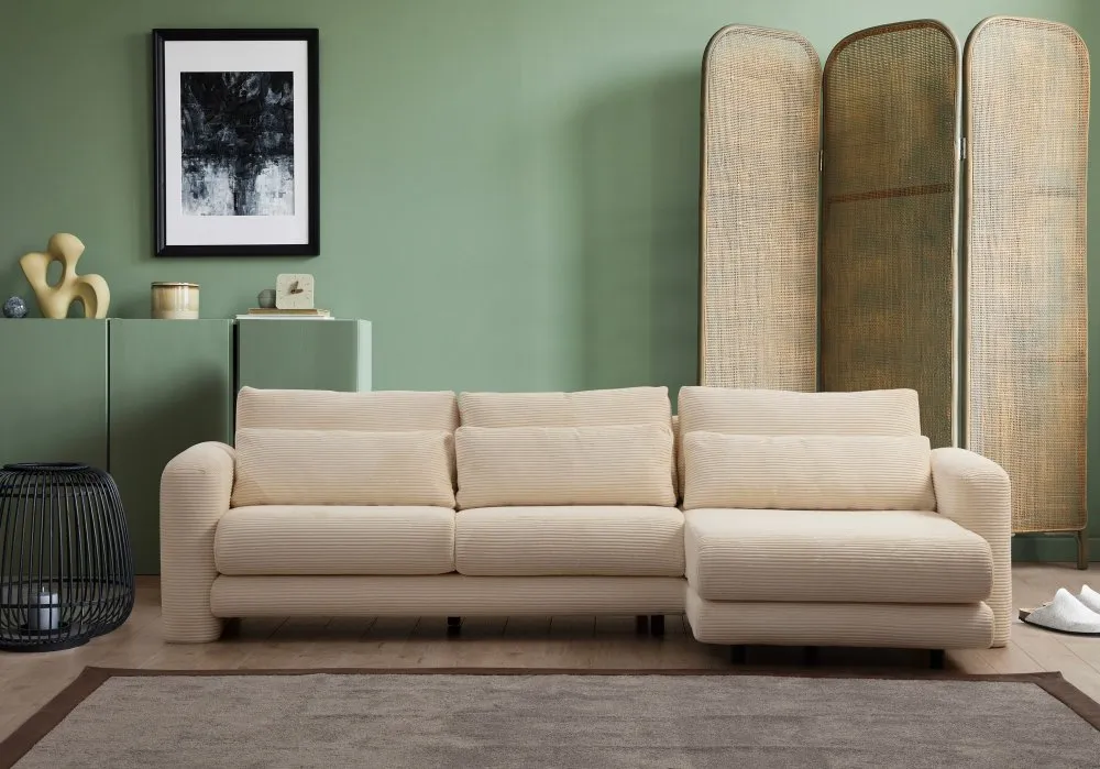 Ugaona garnitura Lily Corner Right Beige