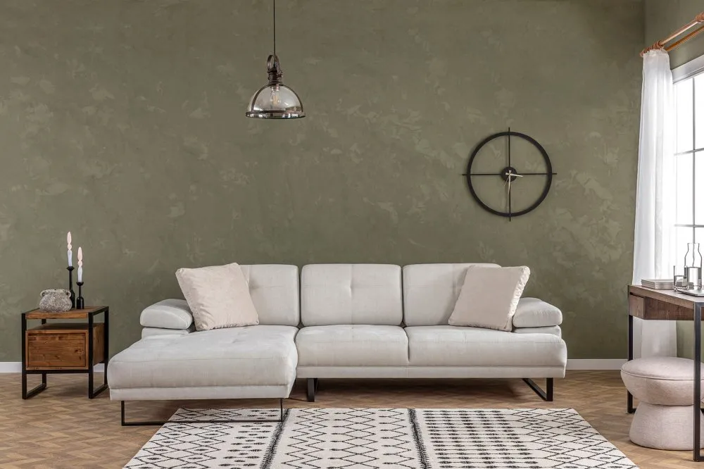 Ugaona garnitura Mustang Small Left Beige