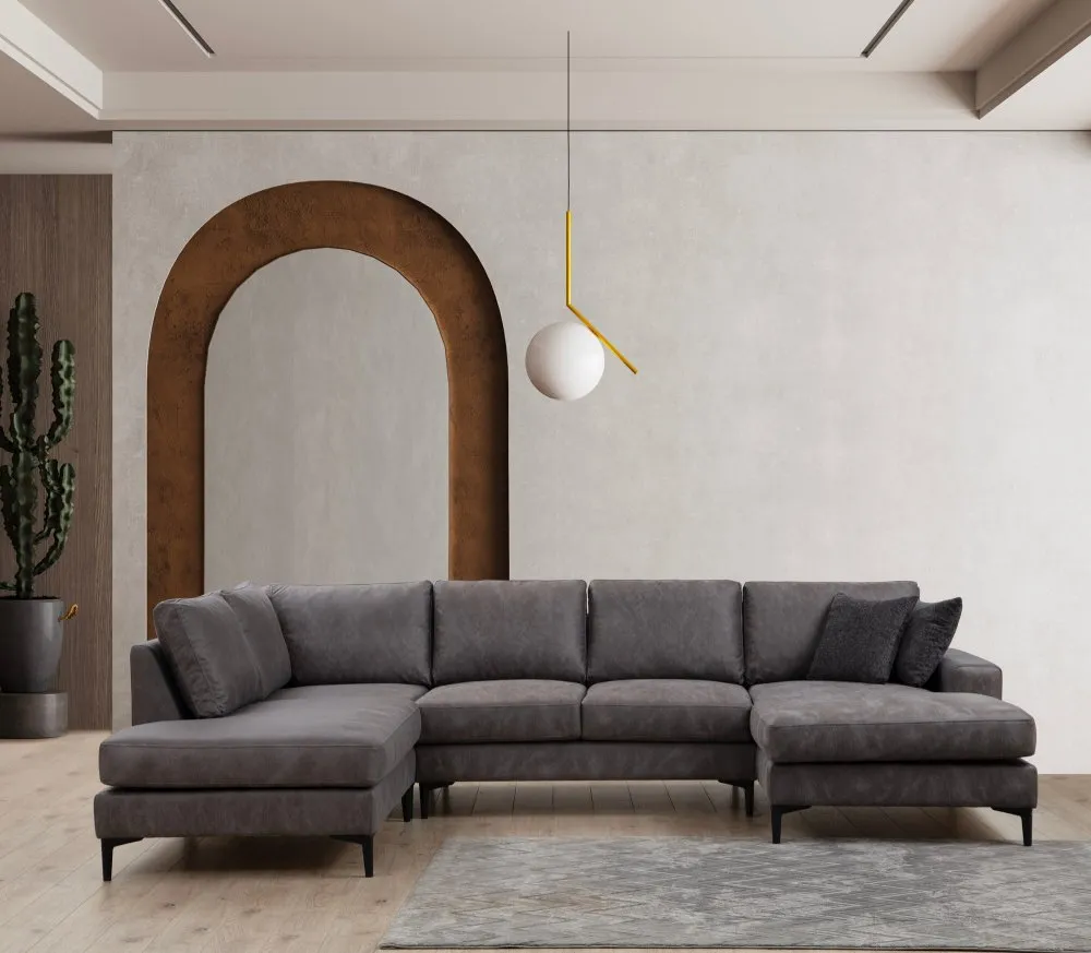 Ugaona garnitura Porto Corner (EOT C 02 CHL) Anthracite