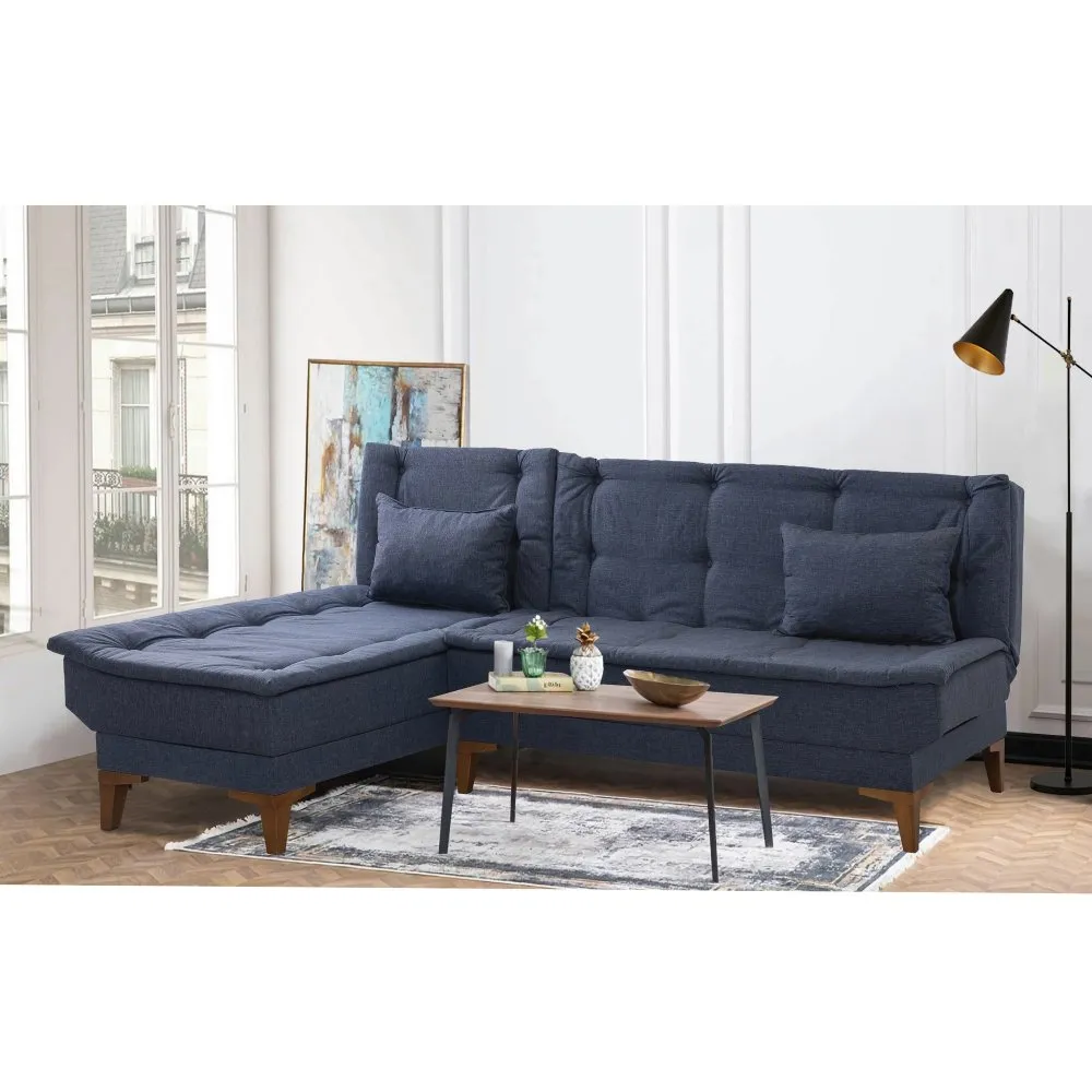 Ugaona garnitura Santo Left Dark Blue