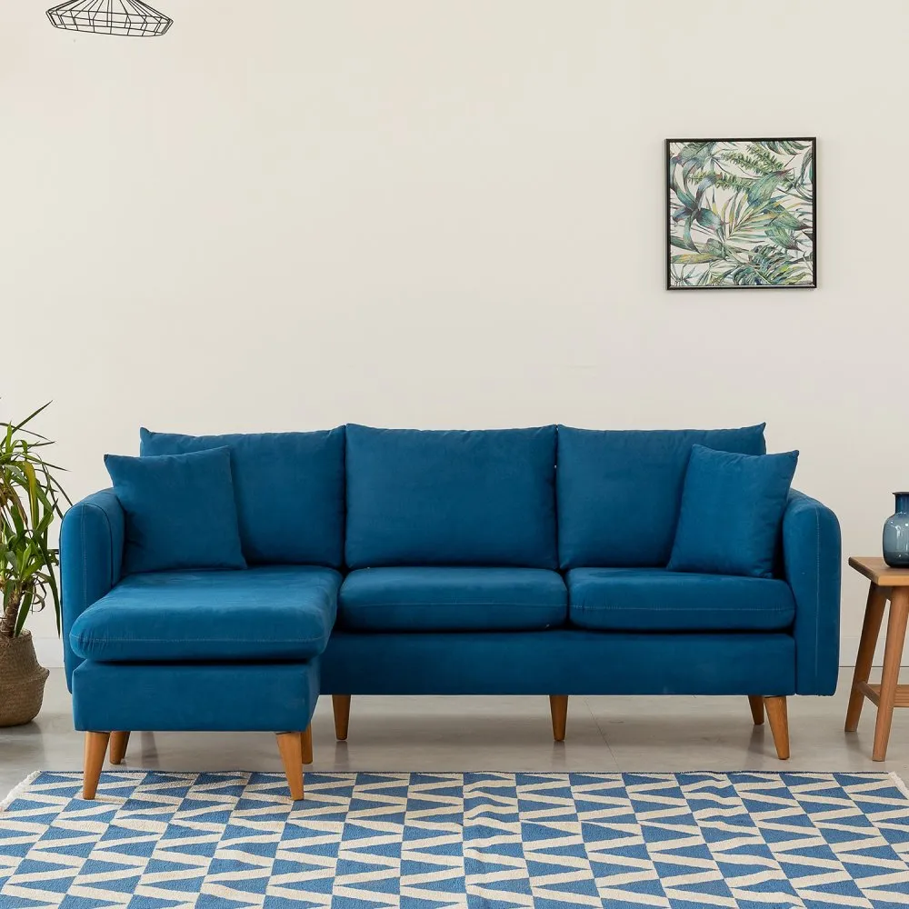 Ugaona garnitura Sofia Corner Left Dark Blue