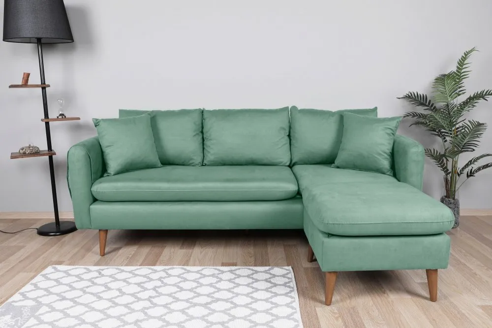 Ugaona garnitura Sofia Corner Right Sea Green