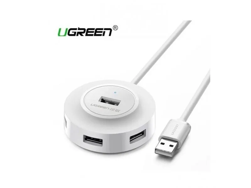 USB 2.0 Hub 1/4 1m beli CR106