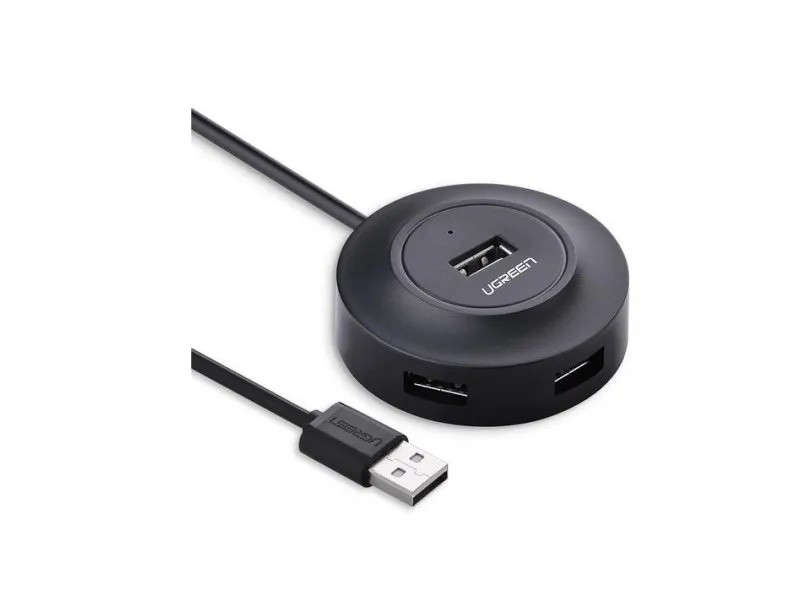 USB 2.0 Hub 1/4 1m crni CR106