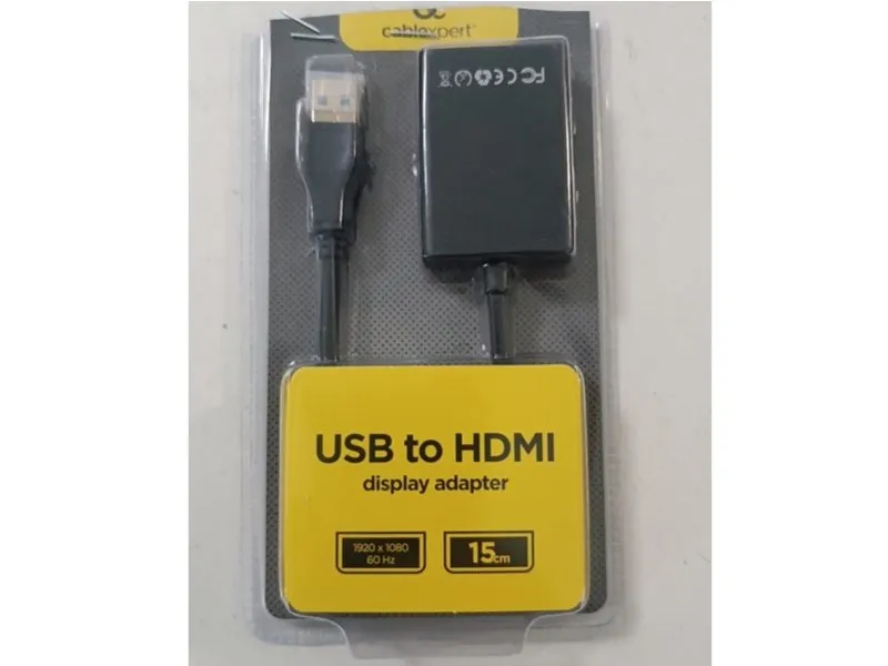 USB-A 3.0 na HDMI display adapter, Crni OUTLET